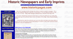 Desktop Screenshot of historicpages.com